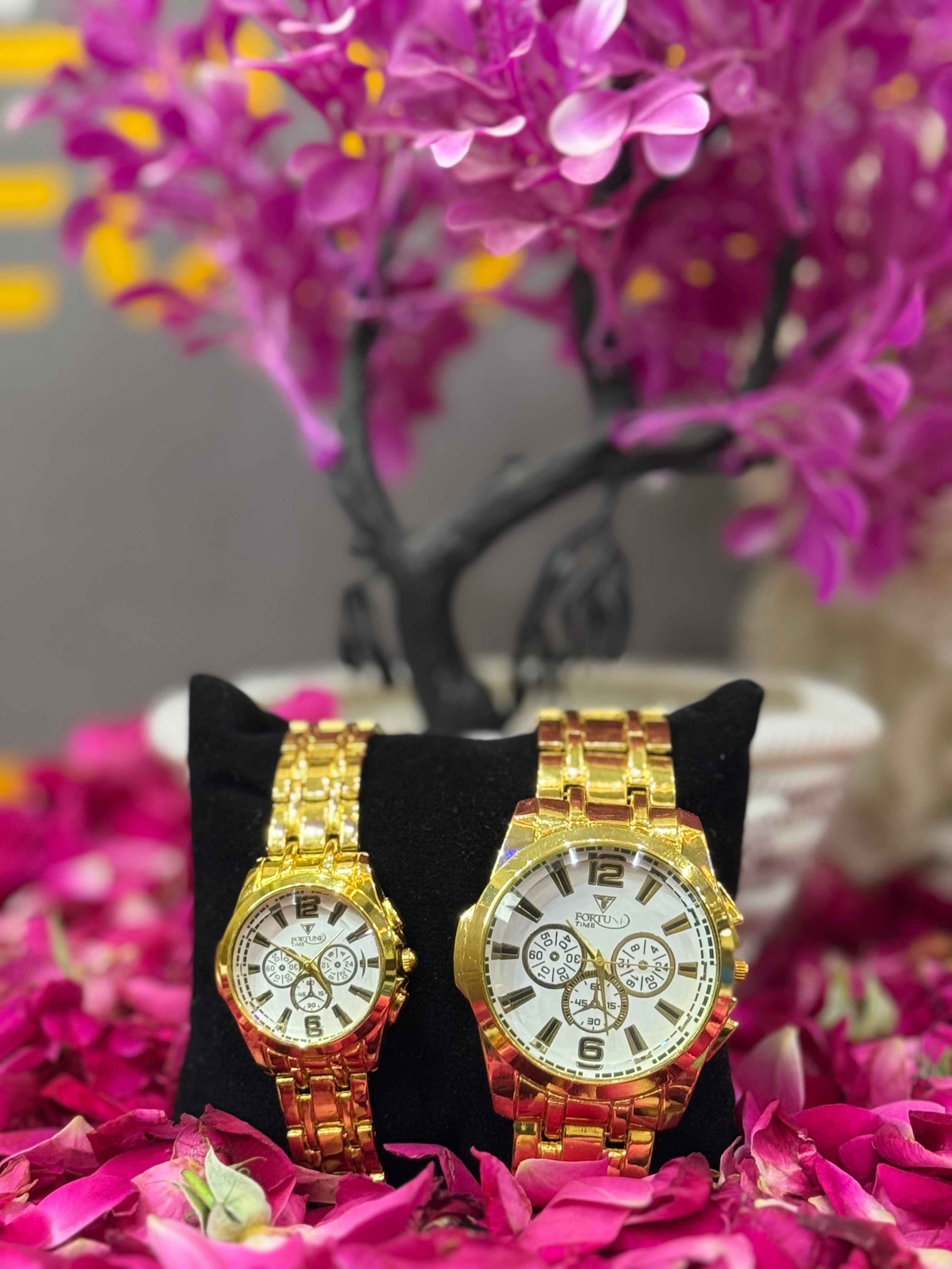 WZ-1 ZA COLLECTION Luxury Couple Watch Set