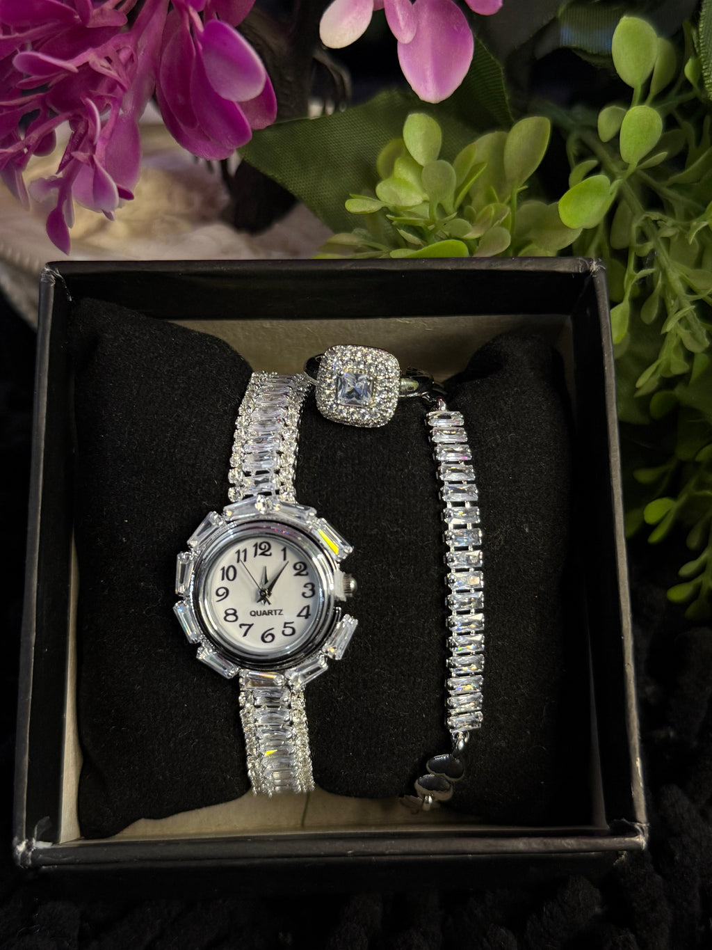 Girls Watch Bracelet & Ring