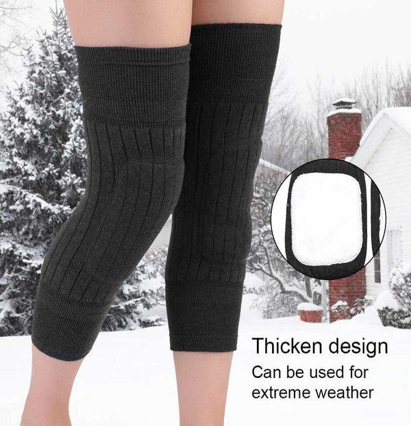 2pcs Thick Warm Kneepad for Women Men Old People