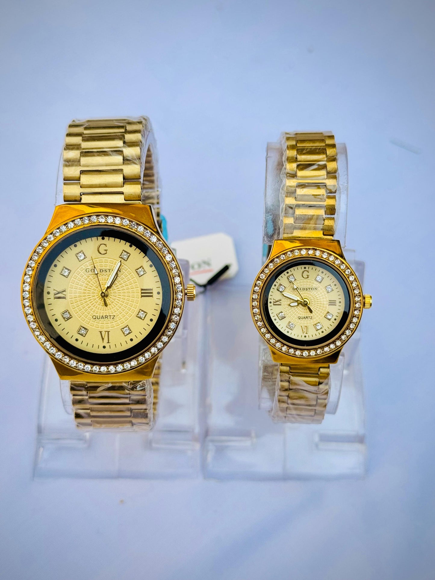 WZ1-GOLDEN DAIMOND PAIR WATCH